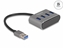 Attēls no Delock 4 Port USB 3.2 Gen 1 Hub with USB Type-A connector – USB Type-A ports on top