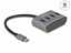 Attēls no Delock 4 Port USB 3.2 Gen 1 Hub with USB Type-C™ connector – USB Type-A ports on top
