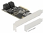 Attēls no Delock 5 port SATA PCI Express x4 Card - Low Profile Form Factor