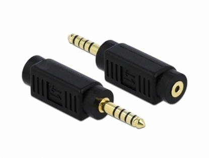 Picture of Delock Adapter Stereo jack male 4.4 mm 5 pin to Stereo jack female 2.5 mm 4 pin