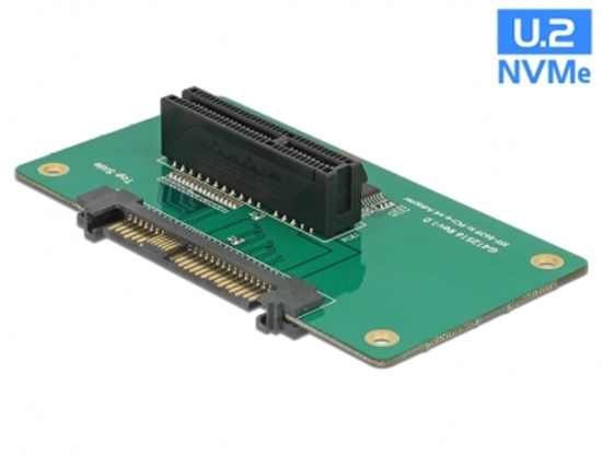 Изображение Delock Adapter U.2 SFF-8639 > PCIe x4 with fixing plate