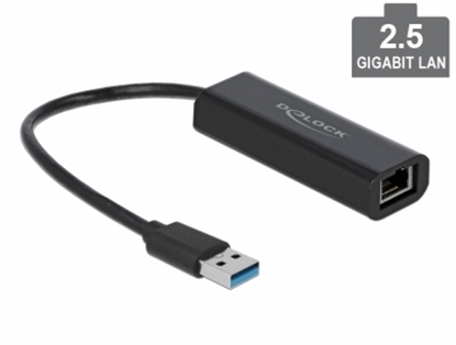 Attēls no Delock Adapter USB Type-A male to 2.5 Gigabit LAN