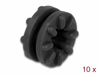 Изображение Delock Anti vibration grommet black 10 pieces