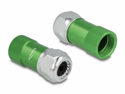 Attēls no Delock Cable Gland 6.4 mm with strain relief and bending protection, dust and waterproof housing (IP67) made of aluminium