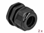 Изображение Delock Cable Gland PG21 for round cable black 2 pieces