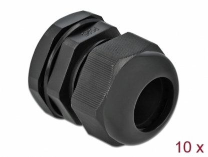 Picture of Delock Cable Gland PG25 10 pieces black