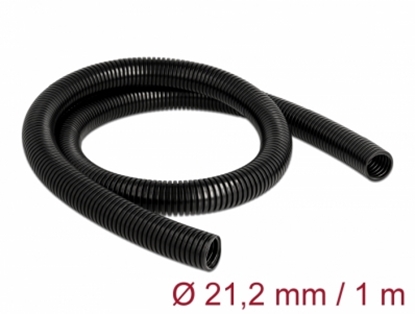 Изображение Delock Cable protection sleeve 1 m x 21.2 mm black