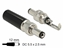 Attēls no Delock Connector DC 5.5 x 2.5 mm with 12.0 mm length male