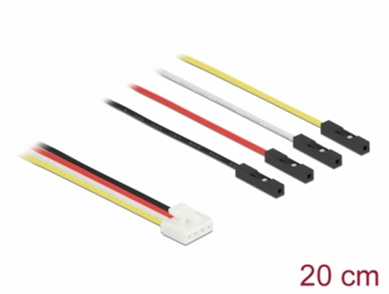 Изображение Delock Conversion IOT Grove Cable 4 x pin male to 4 x Jumper female 20 cm