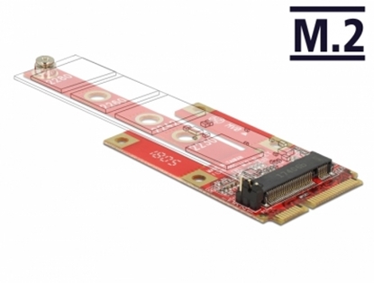Attēls no Delock Converter Mini PCIe > M.2 Key B slot + Micro SIM slot