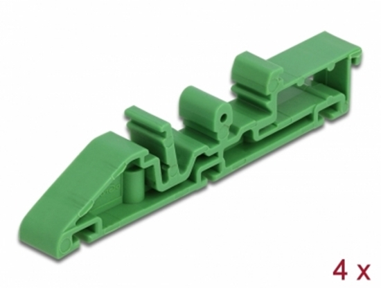 Picture of Delock DIN rail clip for PCB 85 mm 4 pieces