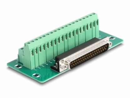 Picture of Delock D-Sub 37 pin male to Terminal Block for DIN rail