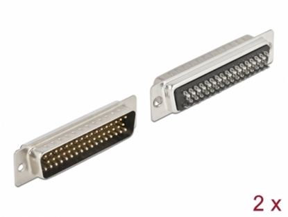 Изображение Delock D-Sub HD 50 pin male metal, solder version, 2 pieces