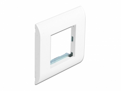 Picture of Delock Easy 45 Module Holder with Frame 80 x 80 mm white