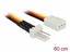Picture of Delock Fan Power Cable 3 pin male to 3 pin female 60 cm