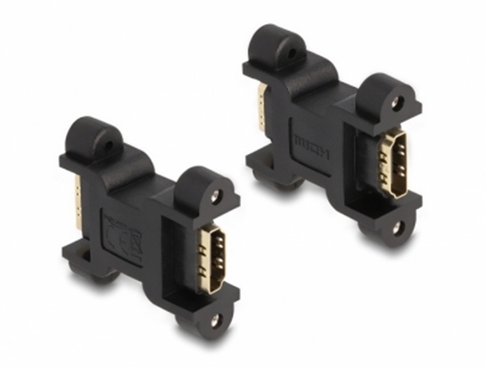 Picture of Delock HDMI Adapter female to female with screw connection