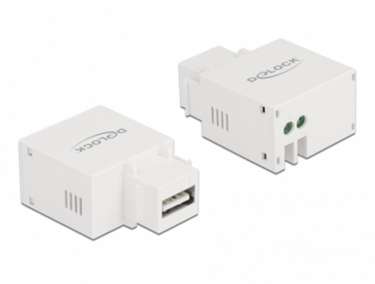 Изображение Delock Keystone Module USB Type-A Charging Port 2.1 A white