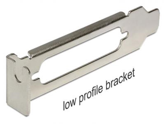 Picture of Delock Low Profile Slot Bracket with SUB-D 25 opening