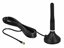 Picture of Delock LTE Antenna SMA plug 2 - 3 dBi 11 cm fixed omnidirectional with magnetic base and connection cable RG-174 A/U 3 m outdoor