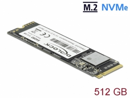 Attēls no Delock M.2 SSD PCIe / NVMe Key M 2280 - 512 GB