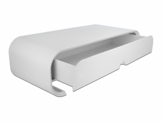 Picture of Delock Monitor Stand with Drawer white