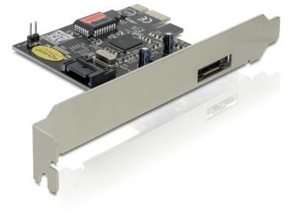 Picture of Delock PCI Express Card  1 x external eSATA 3 Gbs + 1 x internal SATA 3 Gbs