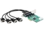 Attēls no Delock PCI Express Card  4 x Serial RS-232 High Speed 921K with Voltage supply