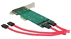 Изображение Delock PCI Express Card to 2 x internal M.2 Key B 110 mm - Low Profile Form Factor