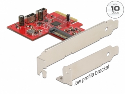 Изображение Delock PCI Express Card to 2 x internal USB 3.2 Gen 2 key A 20 pin female