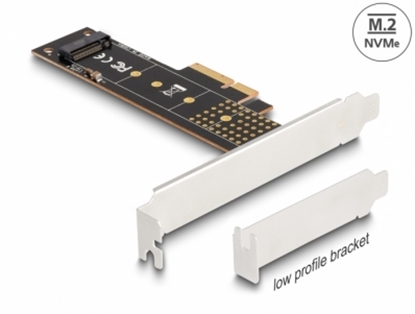 Изображение Delock PCI Express x4 Card to 1 x internal NVMe M.2 Key M 110 mm - Low Profile Form Factor