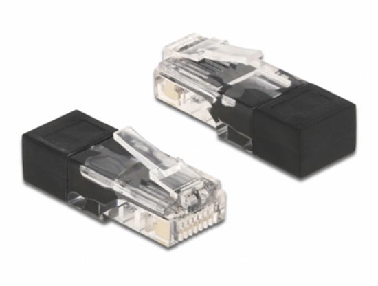 Picture of Delock RJ45 plug with terminating resistor