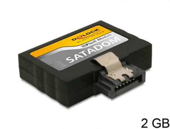 Picture of Delock SATA 3 Gbs Flash Modul 2 GB Vertikal  Low Profile