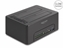 Picture of Delock USB Dual Docking Station for 2 x SATA HDD / SSD with Clone Function and Card Reader + additional USB Port