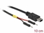 Изображение Delock USB Power Cable Mini-B to 2 x pin header male separate power 10 cm