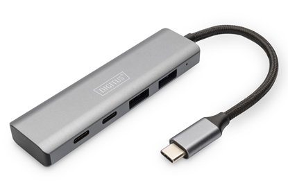 Picture of Digitus USB-C 4 Port HUB, 2x USB A + 2x USB-C