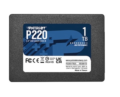 Picture of Dysk SSD 1TB P220 550/500MB/s SATA III 2.5 cala