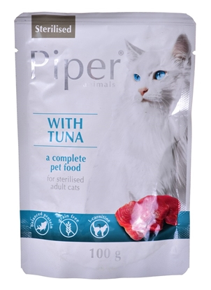 Изображение DOLINA NOTECI Piper Sterilised Tuna - wet cat food - 100 g
