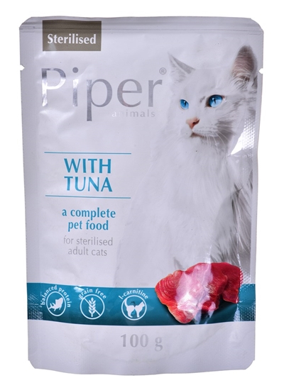 Picture of DOLINA NOTECI Piper Sterilised Tuna - wet cat food - 100 g