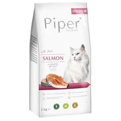 Attēls no DOLINA NOTECI Piper Animals with salmon - Dry Cat Food - 3 kg