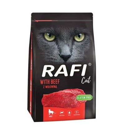 Attēls no DOLINA NOTECI Rafi Cat with Beef - Dry Cat Food - 7 kg