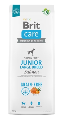 Picture of BRIT Care Junior Large Breed Salmon - dry dog food - 12 kg