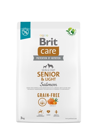 Изображение BRIT Care Senior&Light Salmon - dry dog food - 3 kg