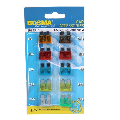 Attēls no Drošinnātāju komplekts A/M standarta, 10gab.