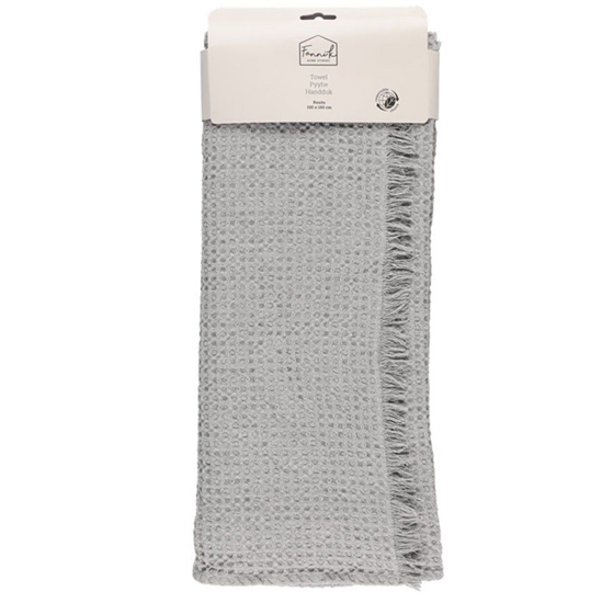 Picture of Dvielis Fanni K Ruutu 100x160cm pelēks