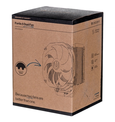 Picture of ENDORFY FORTIS 5 DUAL FAN SPC307 CPU cooling PC Fan Radiator 14/12 cm Black
