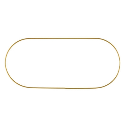 Picture of Fl. Dekors Kapel Rinķis metāla ovāls zelta