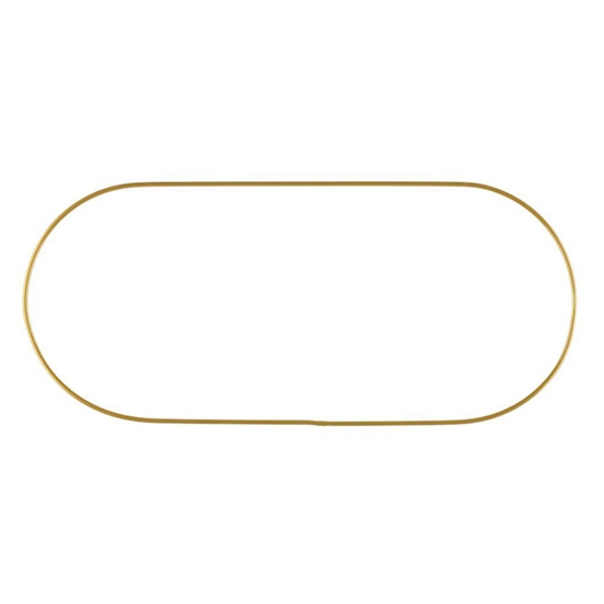 Picture of Fl. Dekors Kapel Rinķis metāla ovāls zelta