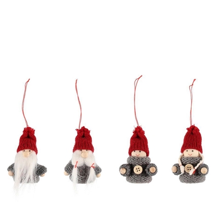 Picture of Fl. Dekors Rūķi Winteria 4gab.