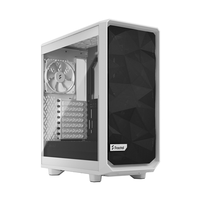 Изображение Fractal Design | Meshify 2 Compact Lite | Side window | White TG Clear | Mid-Tower | Power supply included No | ATX