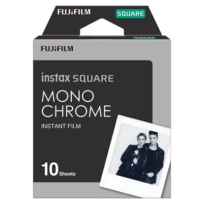 Attēls no Fujifilm | Instax Square Monochrome (10pl) Instant Film | 86 x 72 mm | Image area: 62 × 62 mm | Quantity 10